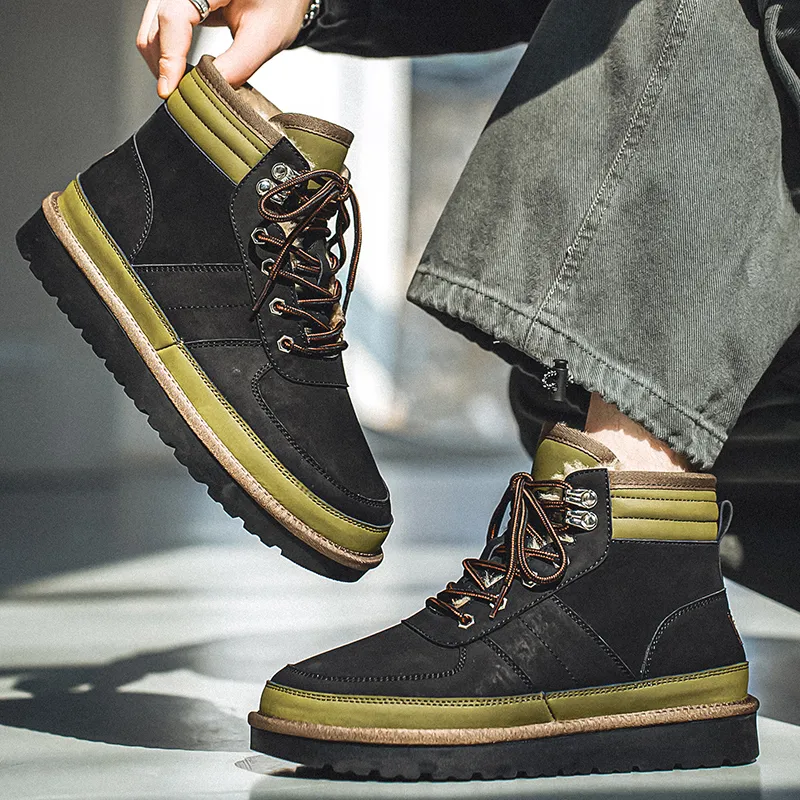 Seasonal Products Height Increasing Short Snow Boots Men's-10