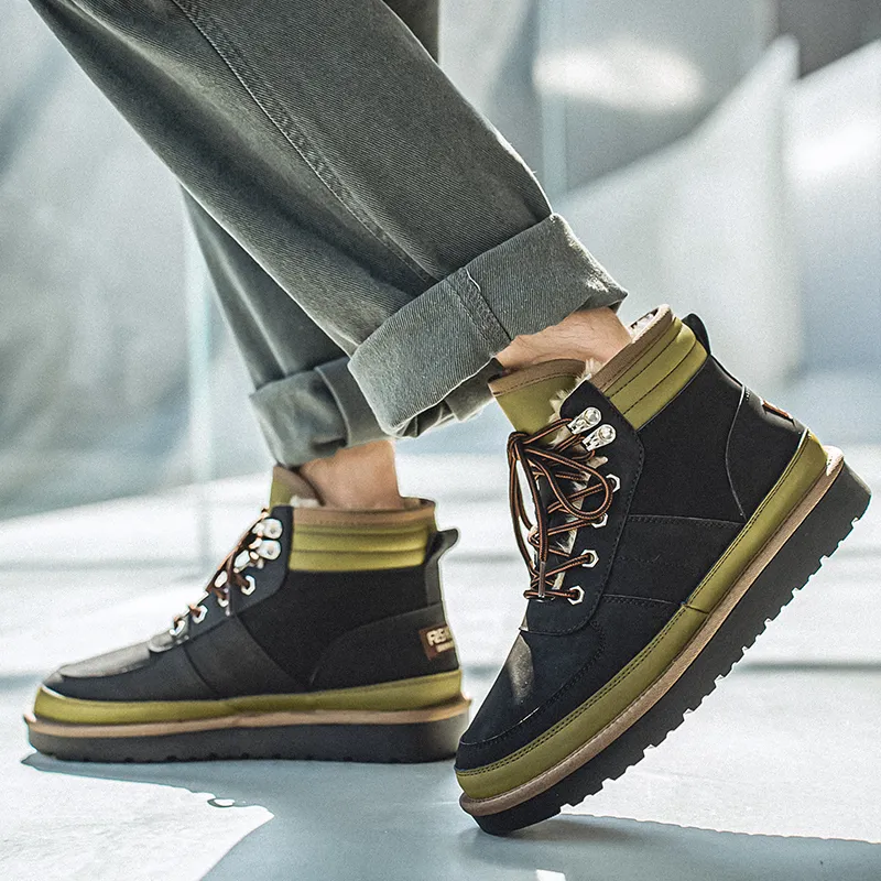 Seasonal Products Height Increasing Short Snow Boots Men's-9