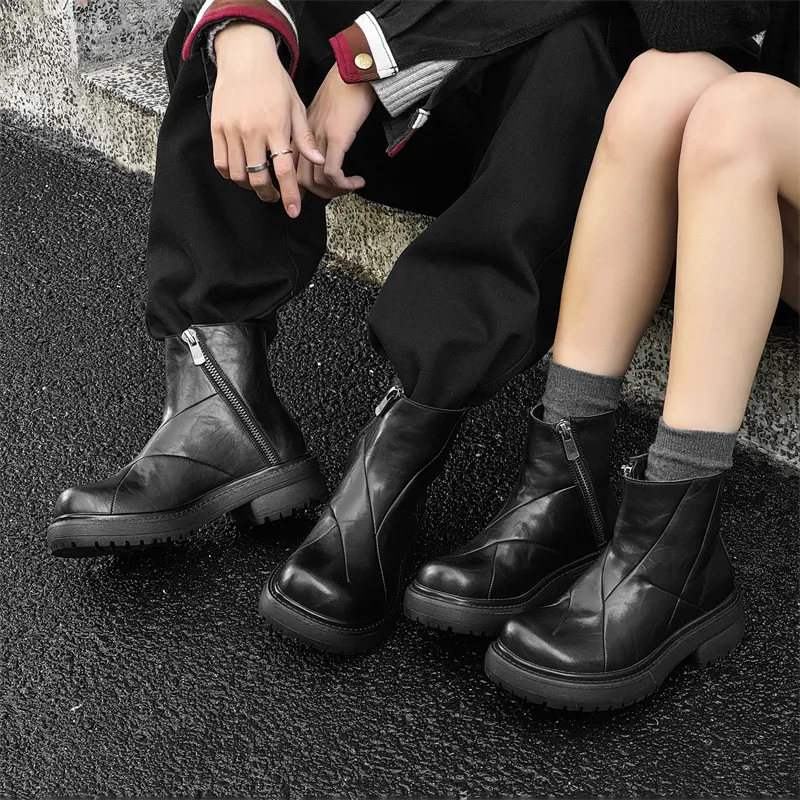 Seasonal Products Ankle Boots Unisex Black-4