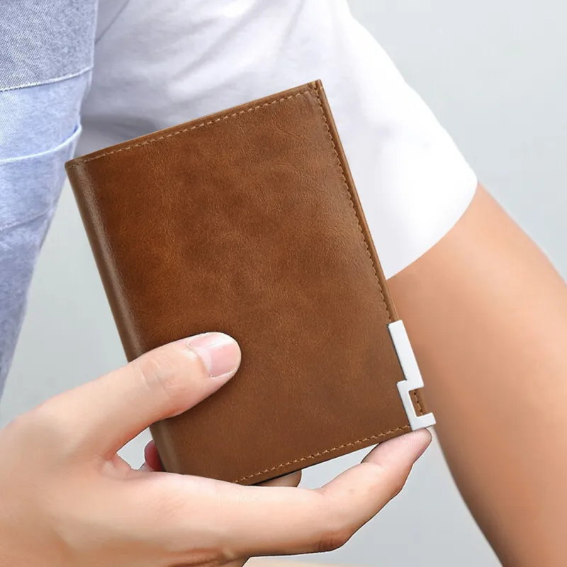 WilliamPOLO Cow Leather Wallet Men's Multicolor-5