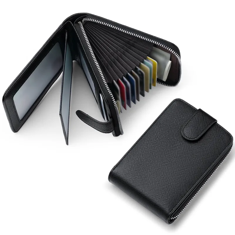 WilliamPOLO Cow Leather Multifunction Trunk Card Wallet With Driving License Holder And Bag Regular Unisex Multicolor-9