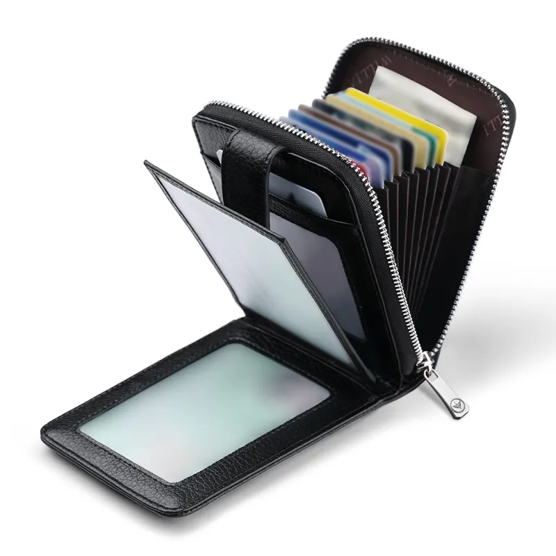WilliamPOLO Cow Leather Multifunction Trunk Card Wallet With Driving License Holder And Bag Regular Unisex Multicolor-2