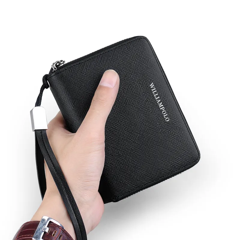 WilliamPOLO Cow Leather Card Holder Regular Men's Multicolor-6