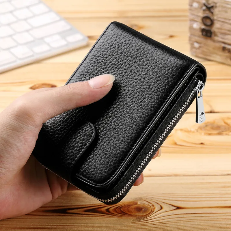 WilliamPOLO Cow Leather Multifunction Trunk Card Wallet With Driving License Holder And Bag Regular Unisex Multicolor-4