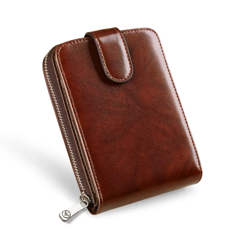 WilliamPOLO Cow Leather Multifunction Trunk Card Wallet With Driving License Holder And Bag Regular Unisex Multicolor-18