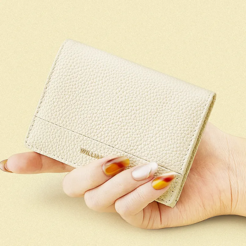 WilliamPOLO Cow Leather Wallet Women's Multicolor-12