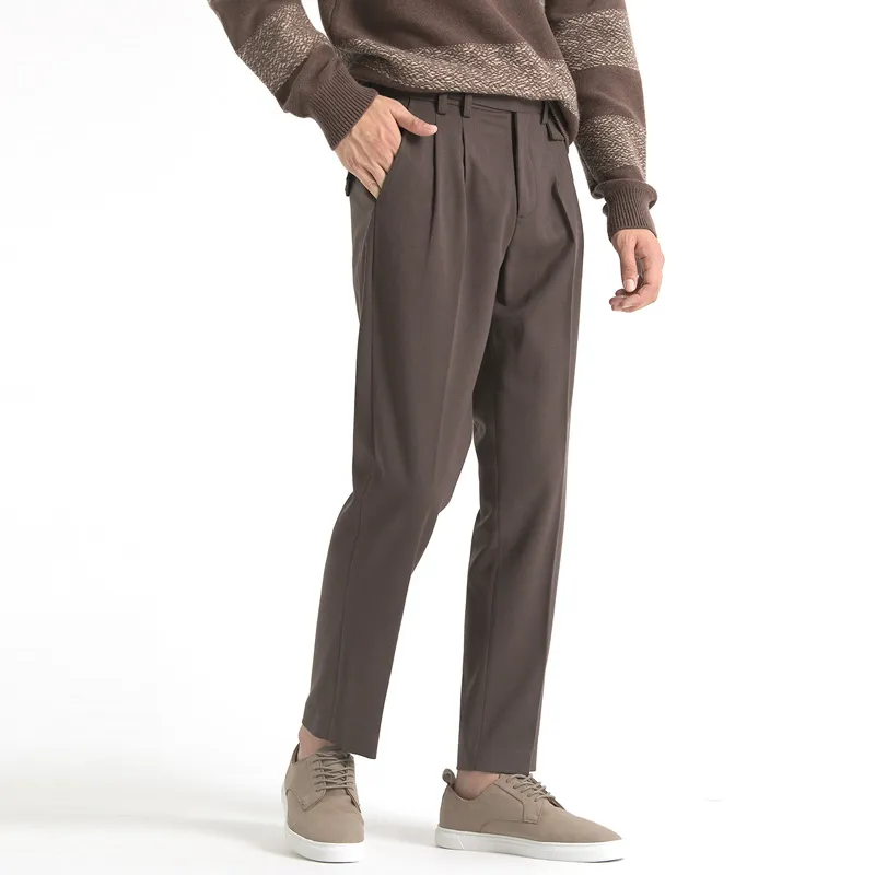 KUYIOU Suit Trousers Men-7
