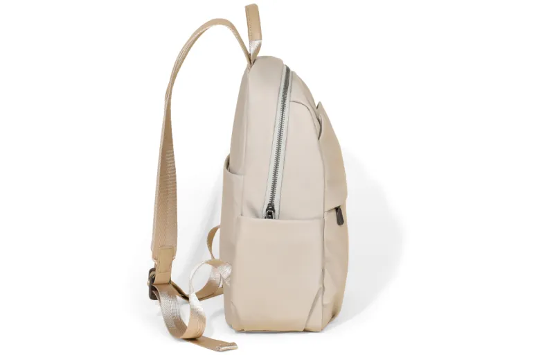 COMELY Fabric Travel Backpack Medium Size Women's Apricot-3