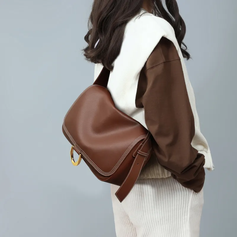 COMELY Synthetic Leather Shoulder Bag, Mom Bag, Shoulder Bag Regular Women's Brick Red/Black-1