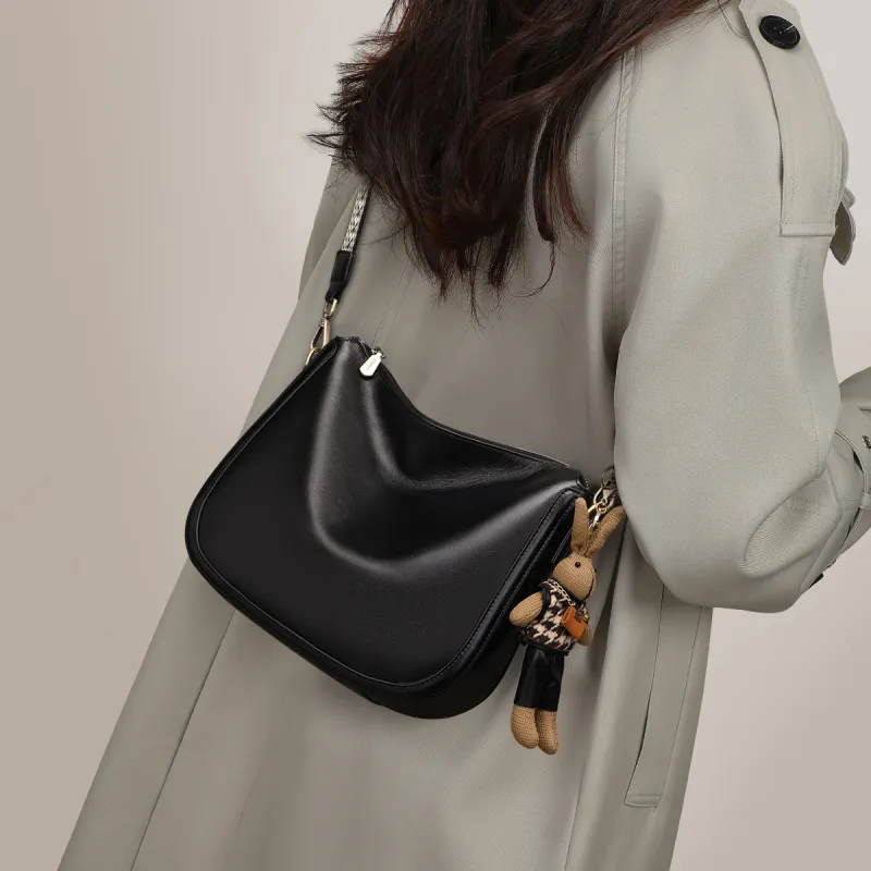 COMELY Cow Leather Patchwork Synthetic Leather Shoulder Bag Crossbody Bag Regular Women's Wine Coffee-11