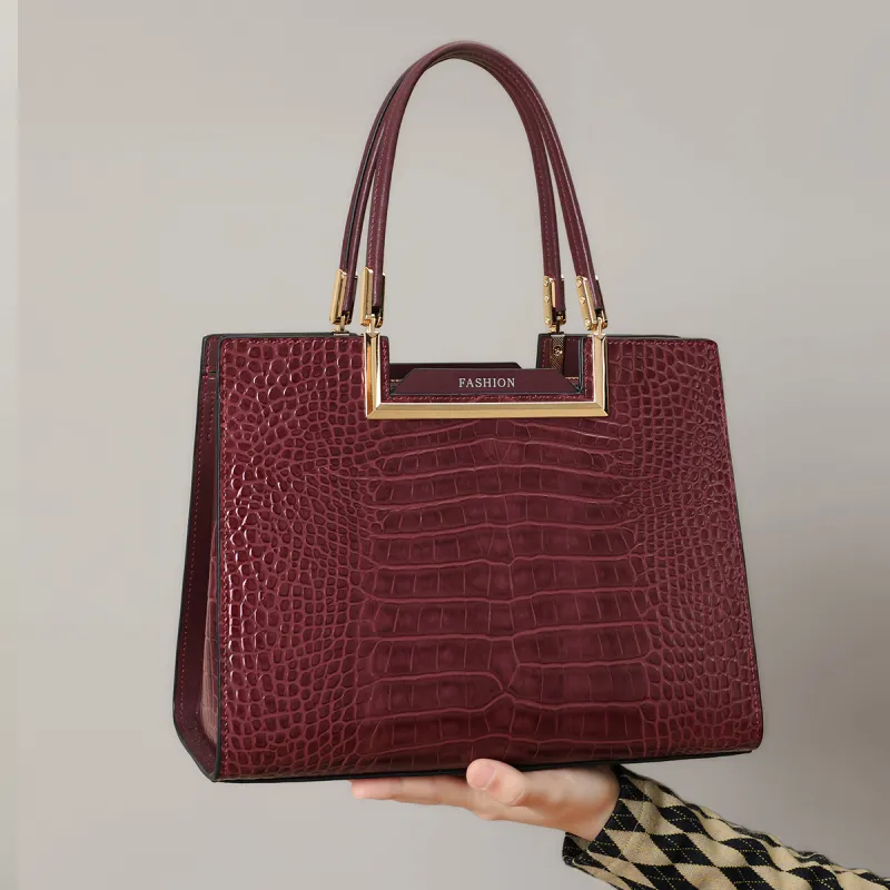 COMELY Cow Leather Handbags Shoulder Bag Crossbody Bag Regular Women's Burgundy-2
