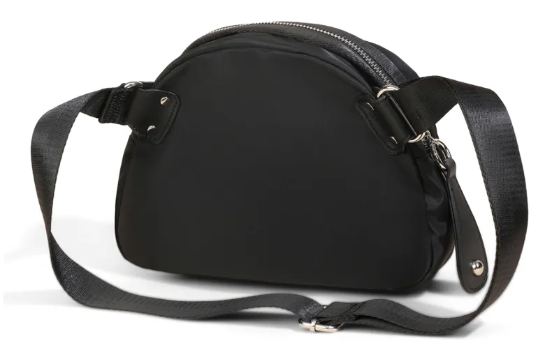 COMELY Fabric Travel Bag Sling Bag Fanny Pack Dome Bag Regular Women's Black-4