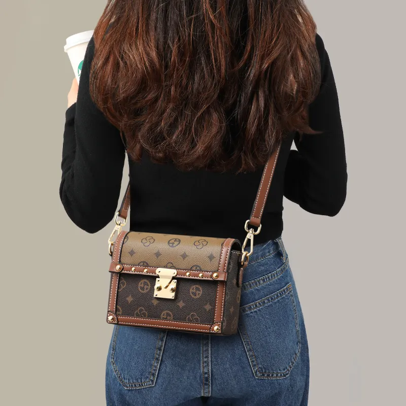 COMELY Synthetic Leather Crossbody Bag, Shoulder Bag Women's Coffee-4