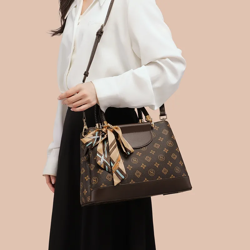 COMELY Synthetic Leather Shoulder Bag, Crossbody Bag, Handbag Regular Women's Coffee-6