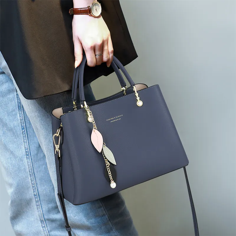 COMELY Cow Leather Handbag Shoulder Bag Crossbody Bag Kelly Bag Regular Women's Ecru-5