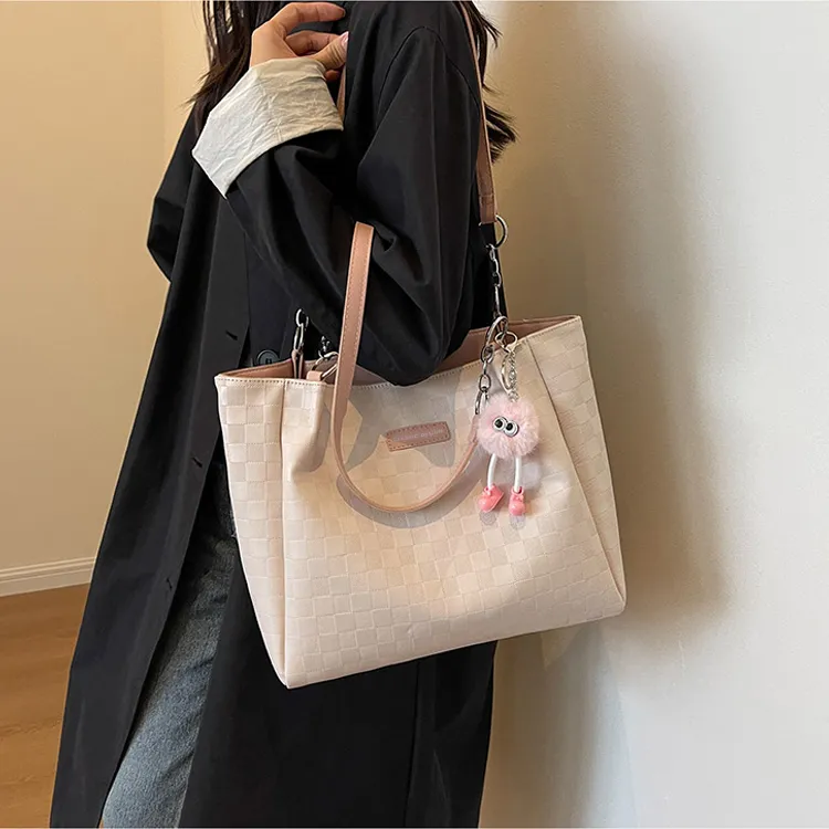COMELY Cow Leather Tote Bag, Shopping Bag, Shoulder Bag Regular Women's Pink-5