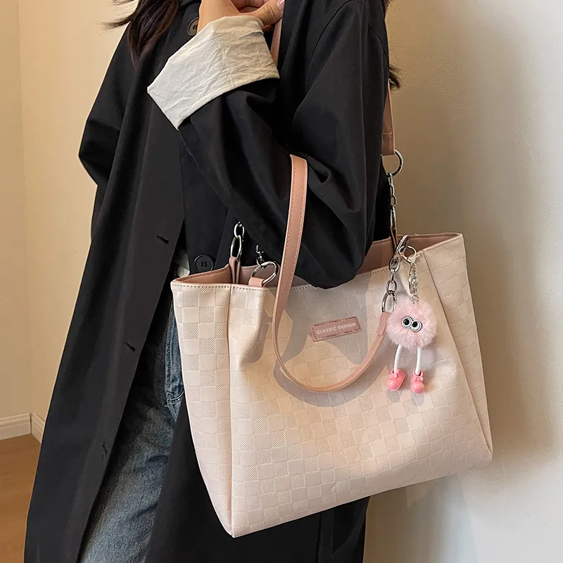 COMELY Cow Leather Tote Bag, Shopping Bag, Shoulder Bag Regular Women's Pink-1