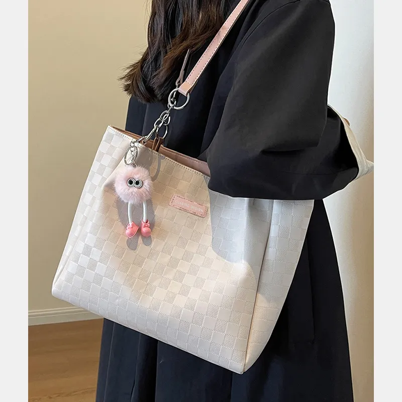 COMELY Cow Leather Tote Bag, Shopping Bag, Shoulder Bag Regular Women's Pink-3
