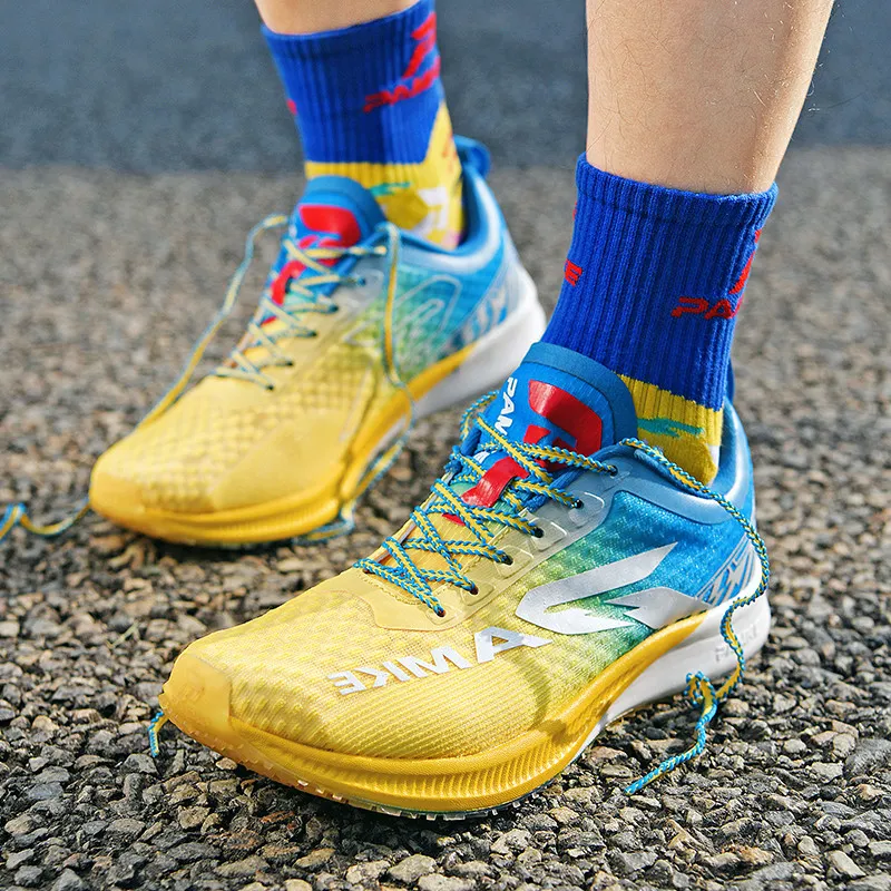 PANKE Cushioning, Slip Resistant, Abrasion Resistant, Breathable Carbon Plate Technology Running Shoes Unisex-6