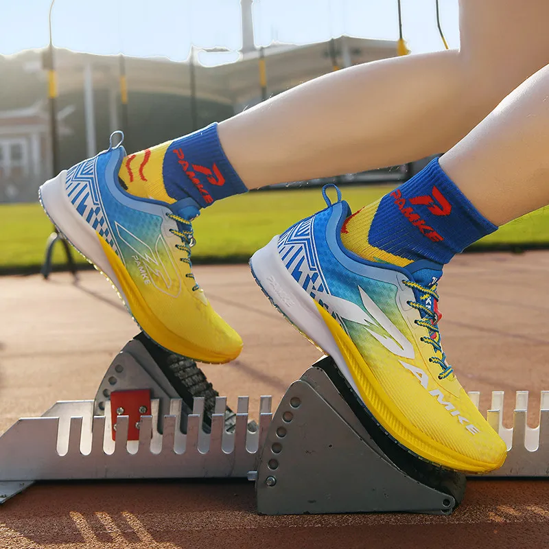 PANKE Cushioning, Slip Resistant, Abrasion Resistant, Breathable Carbon Plate Technology Running Shoes Unisex-9