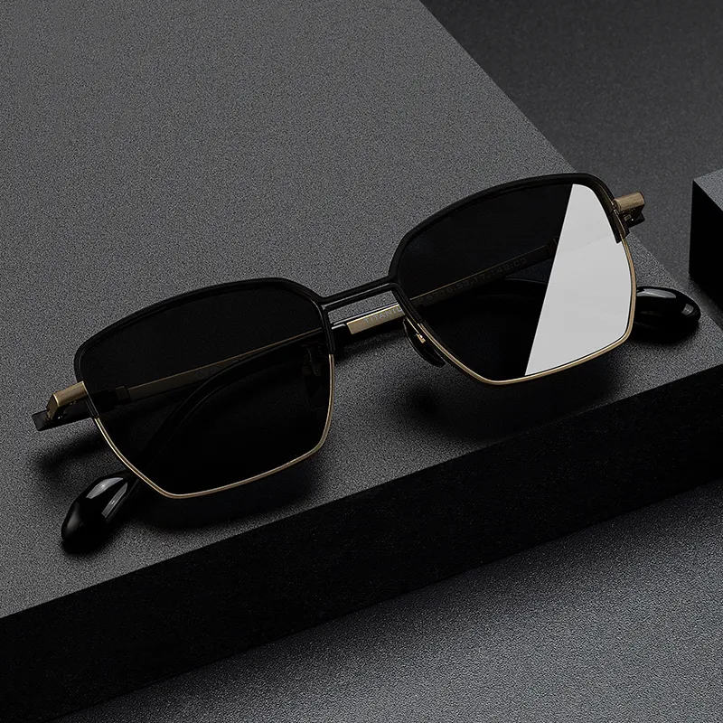 MORTON MUNCH Irregular Shape Sunglasses Men-3