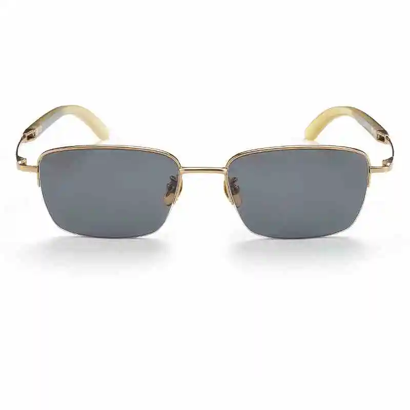 MORTON MUNCH Titanium Square Sunglasses Men's-1