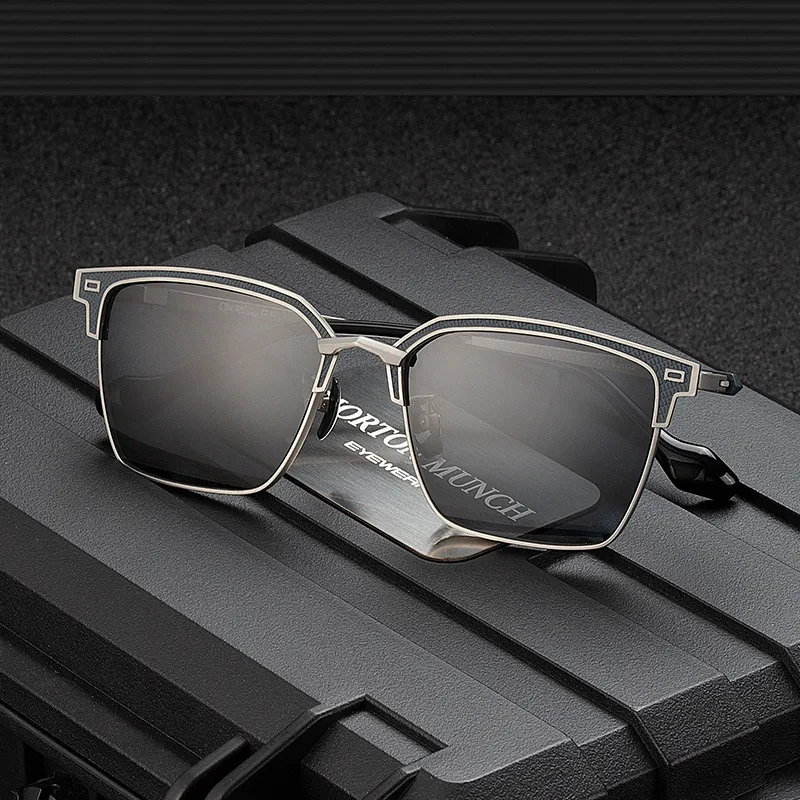 MORTON MUNCH Titanium Butterfly Sunglasses Men's-5