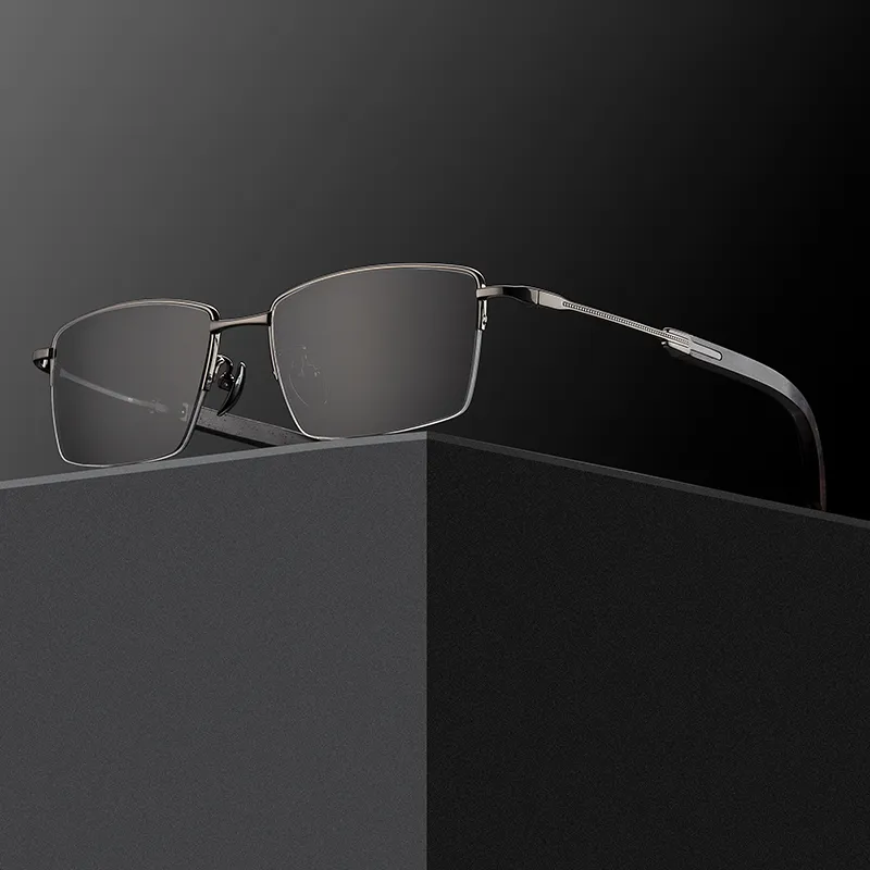 MORTON MUNCH Titanium Square Sunglasses Men's-5