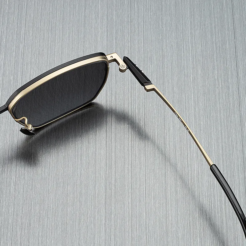 MORTON MUNCH Irregular Shape Sunglasses Men-6