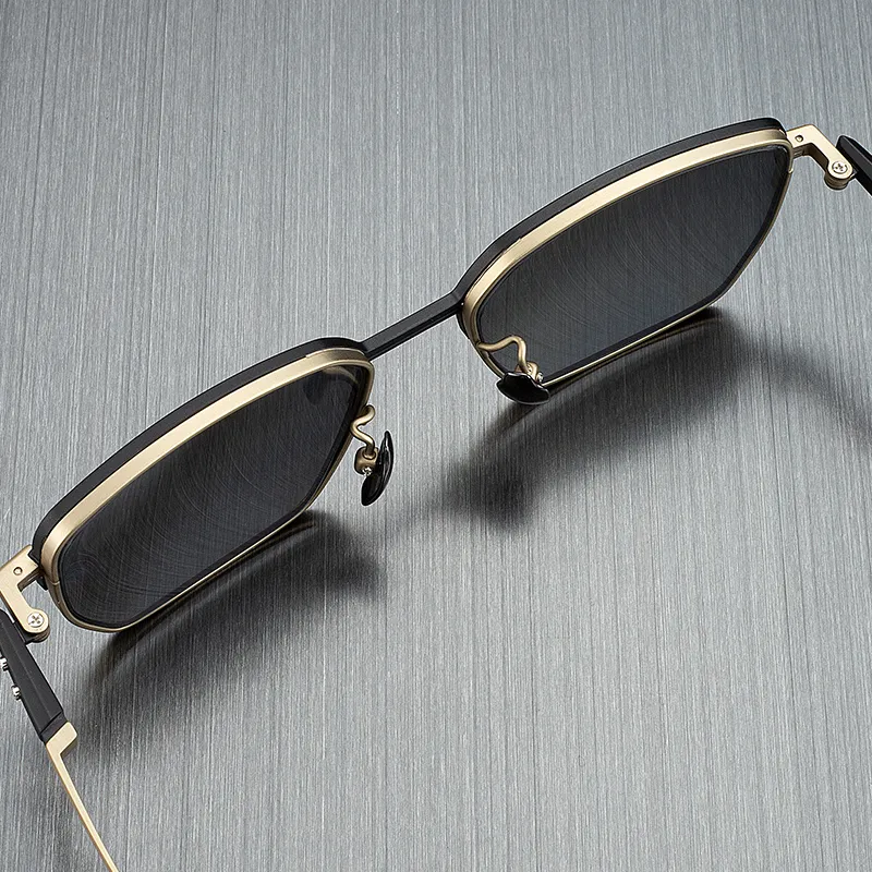 MORTON MUNCH Irregular Shape Sunglasses Men-5