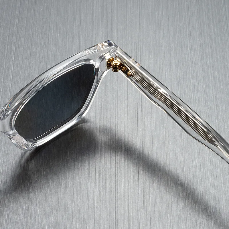 MORTON MUNCH Plate Frame Irregular Shape Sunglasses Men's-8
