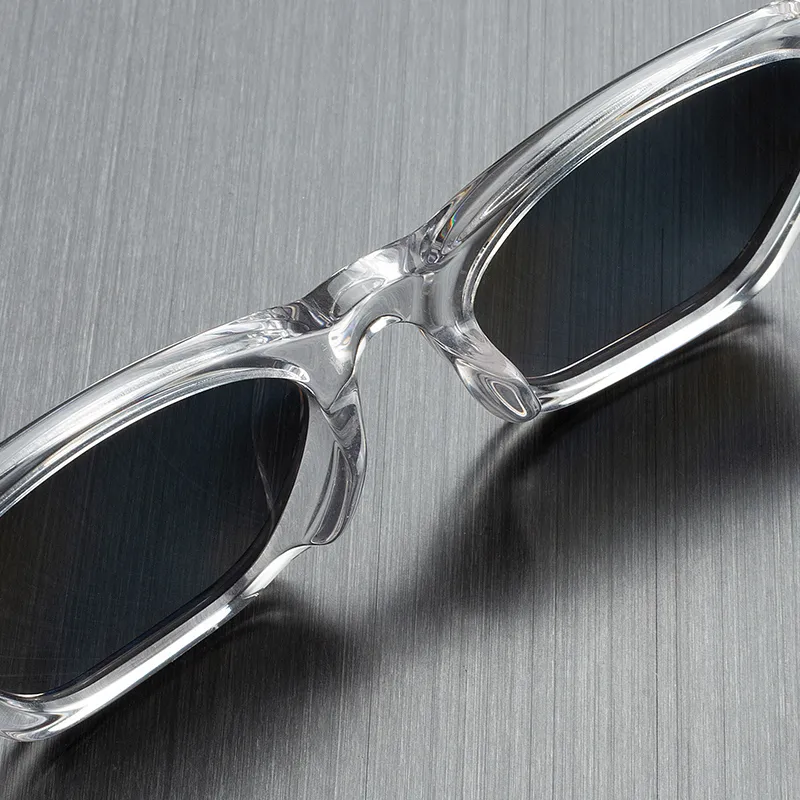 MORTON MUNCH Plate Frame Irregular Shape Sunglasses Men's-6