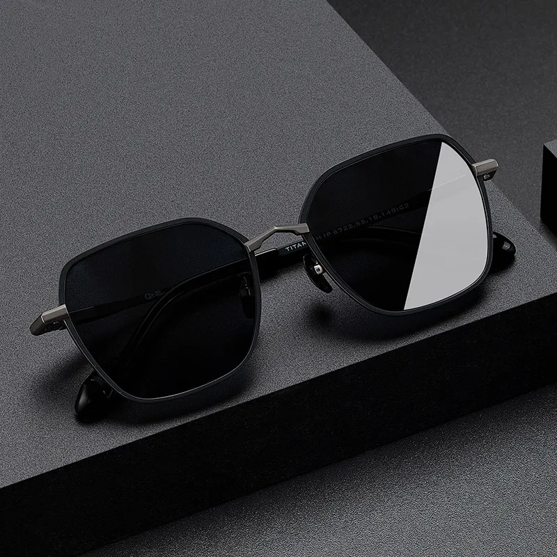 MORTON MUNCH Irregular Shape Sunglasses Men's-4