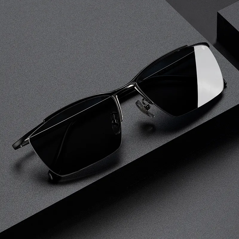MORTON MUNCH Titanium Browline Sunglasses Men-3