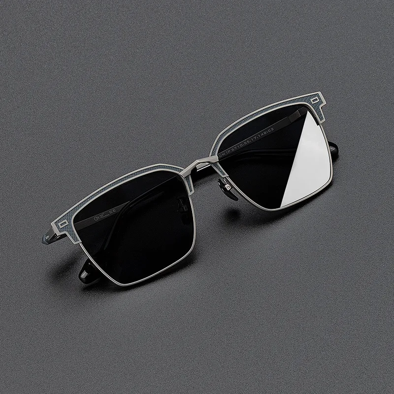 MORTON MUNCH Titanium Butterfly Sunglasses Men's-3