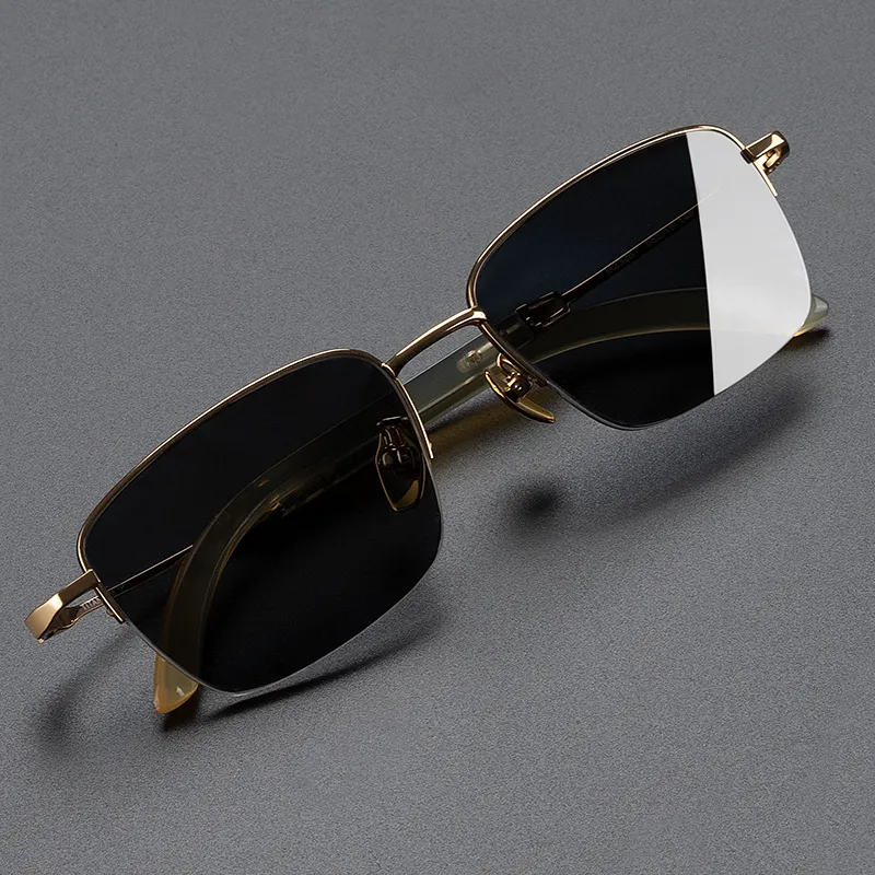 MORTON MUNCH Titanium Square Sunglasses Men's-2