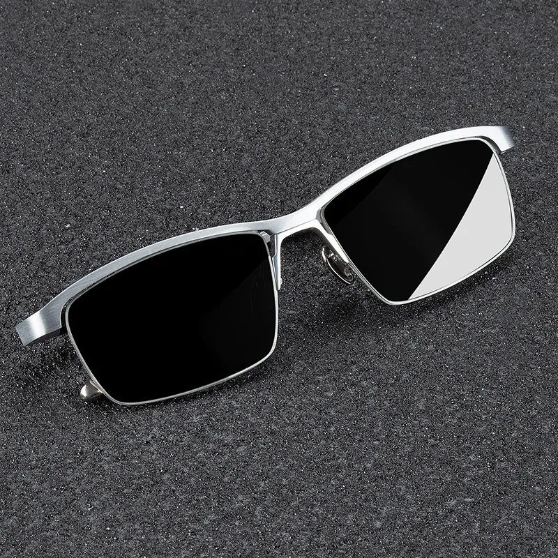 MORTON MUNCH Titanium Square Sunglasses Men's-6