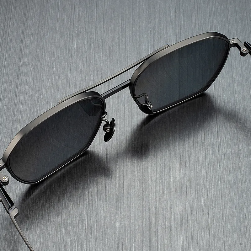 MORTON MUNCH Irregular Shape Sunglasses Men's-6