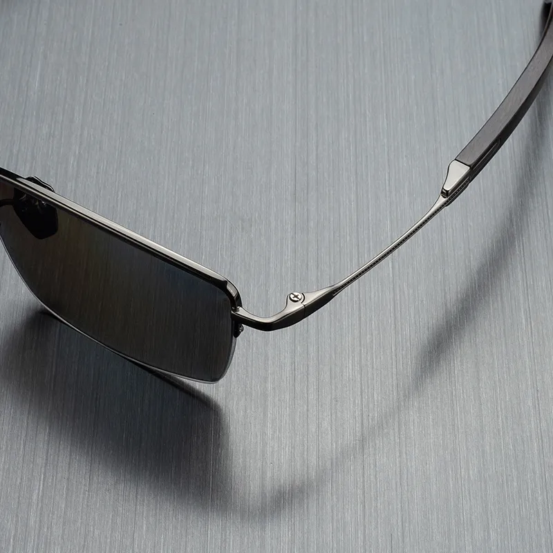 MORTON MUNCH Titanium Square Sunglasses Men's-6