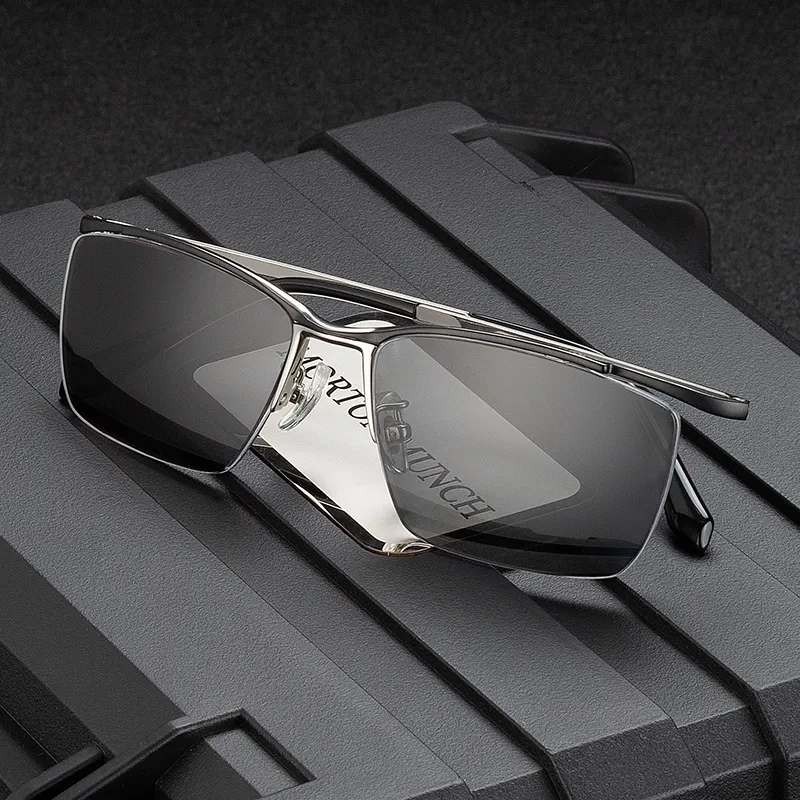 MORTON MUNCH Titanium Browline Sunglasses Men-4
