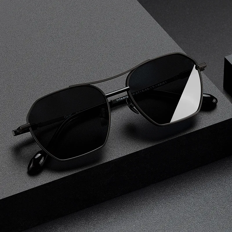 MORTON MUNCH Irregular Shape Sunglasses Men's-4