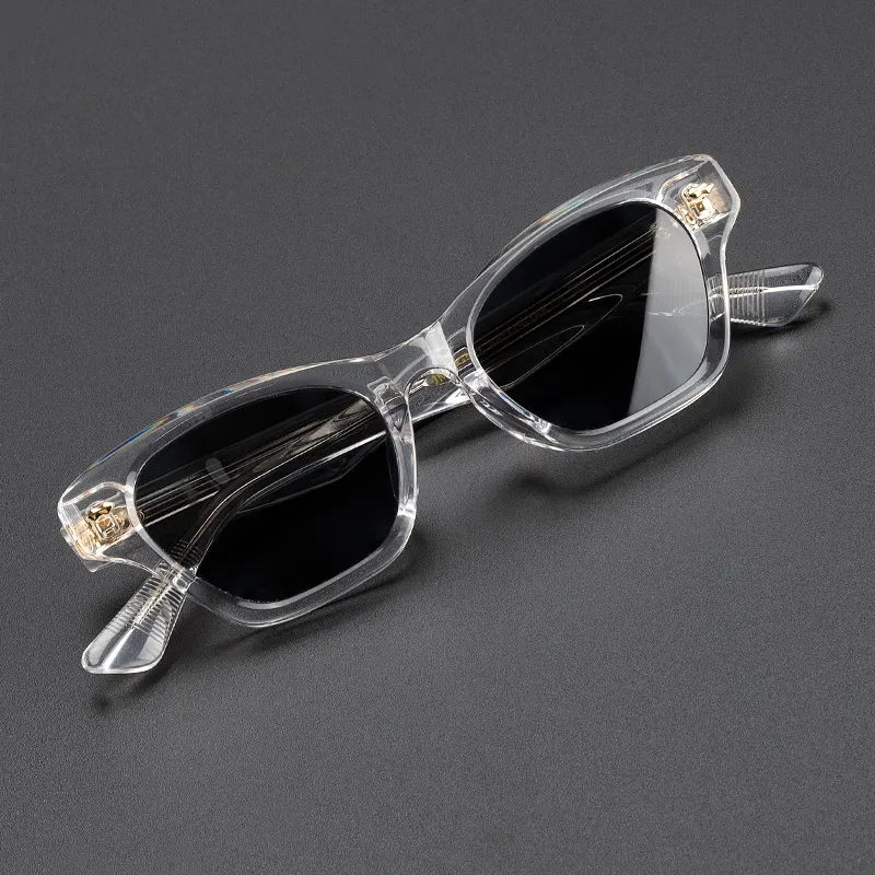 MORTON MUNCH Plate Frame Irregular Shape Sunglasses Men's-4
