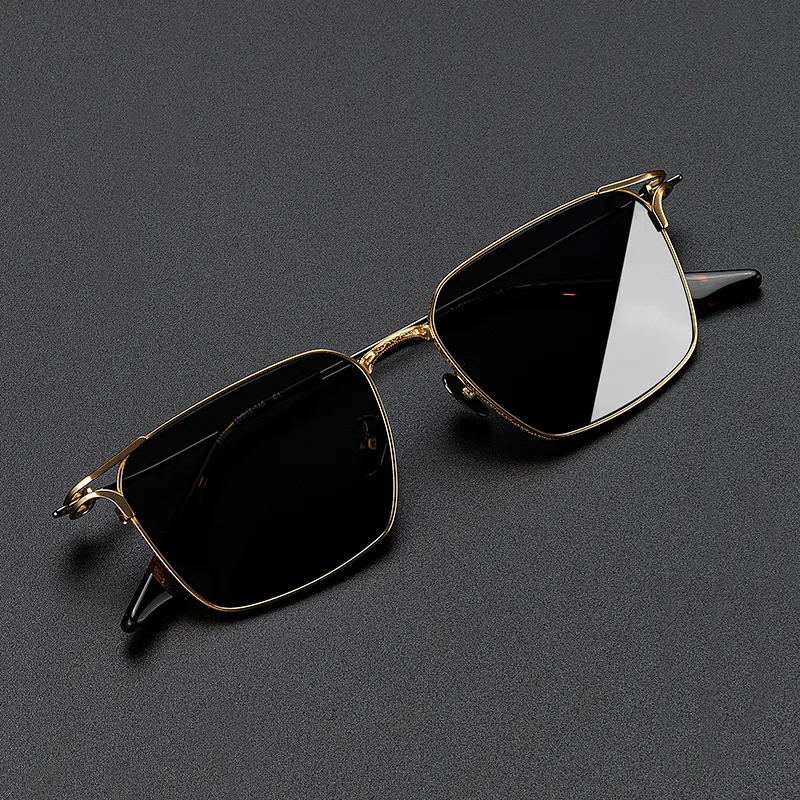MORTON MUNCH Titanium Square Sunglasses Men's-3