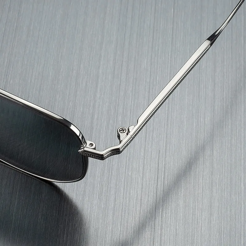 MORTON MUNCH Titanium Aviator Sunglasses Men's-4
