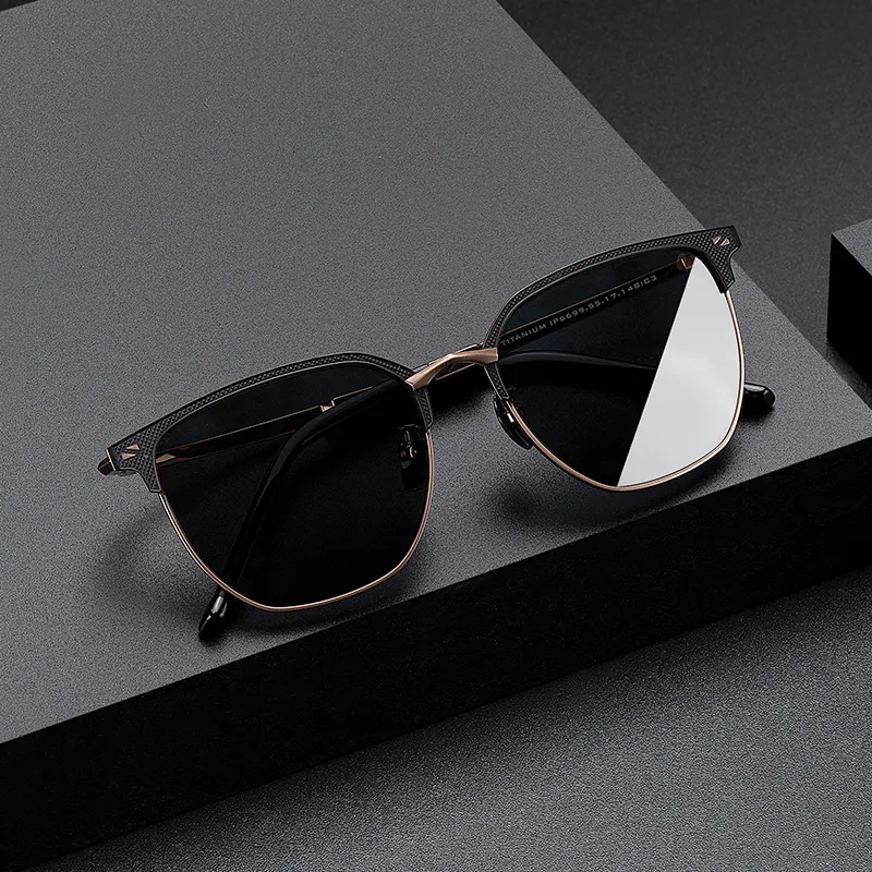MORTON MUNCH Irregular Shape Sunglasses Men's-4