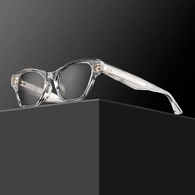 MORTON MUNCH Plate Frame Irregular Shape Sunglasses Men's-5