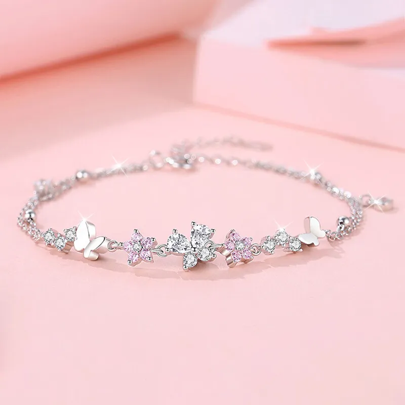 Kevni S925 Silver Bracelets Women's Silver-1
