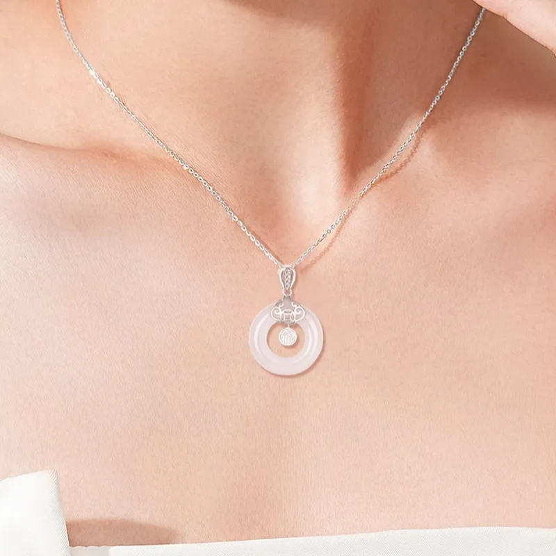 Kevni Chalcedony Necklaces Women's-3
