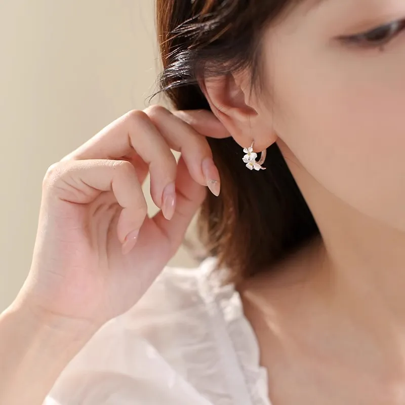 Kevni 990 Silver Earrings Women's-2