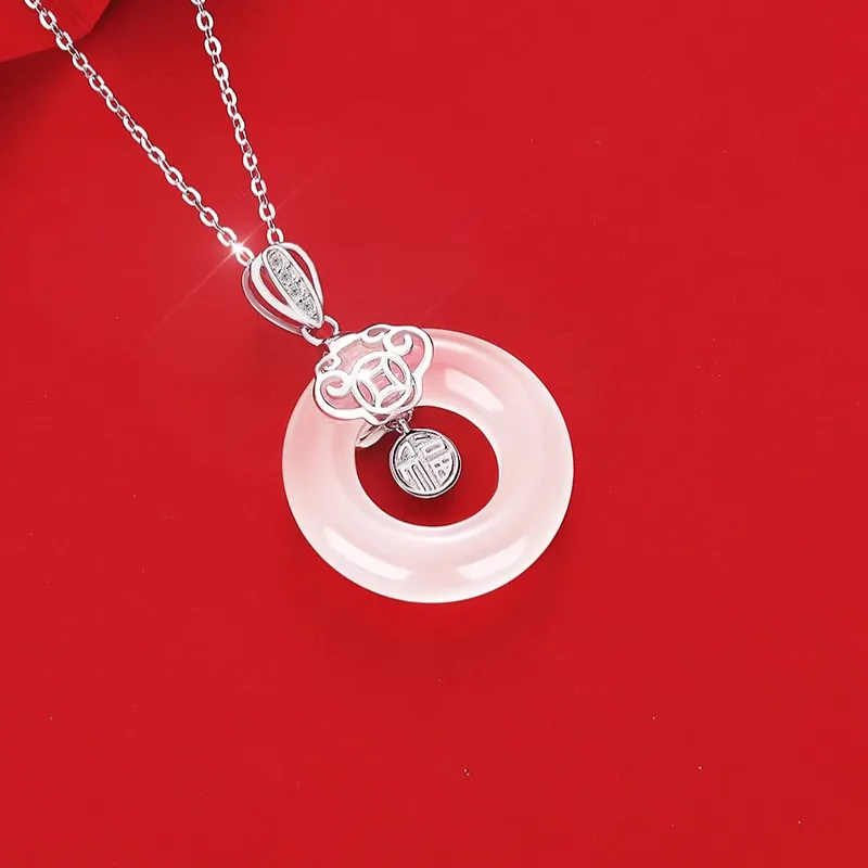 Kevni Chalcedony Necklaces Women's-4